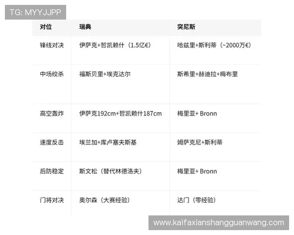 2026年瑞典VS突尼斯世界杯比赛中的关键战术策略与比赛结果解读